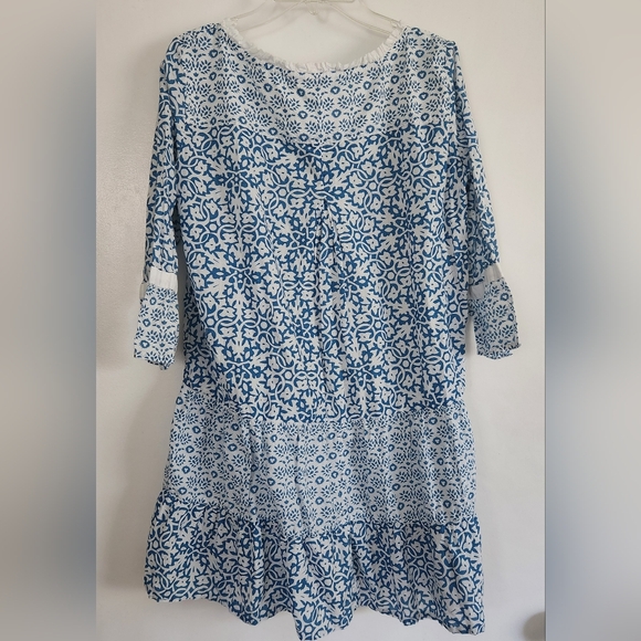 max mara weekend dress / Coverup Beach 100% Cotton US Size 4 small - Picture 3 of 9